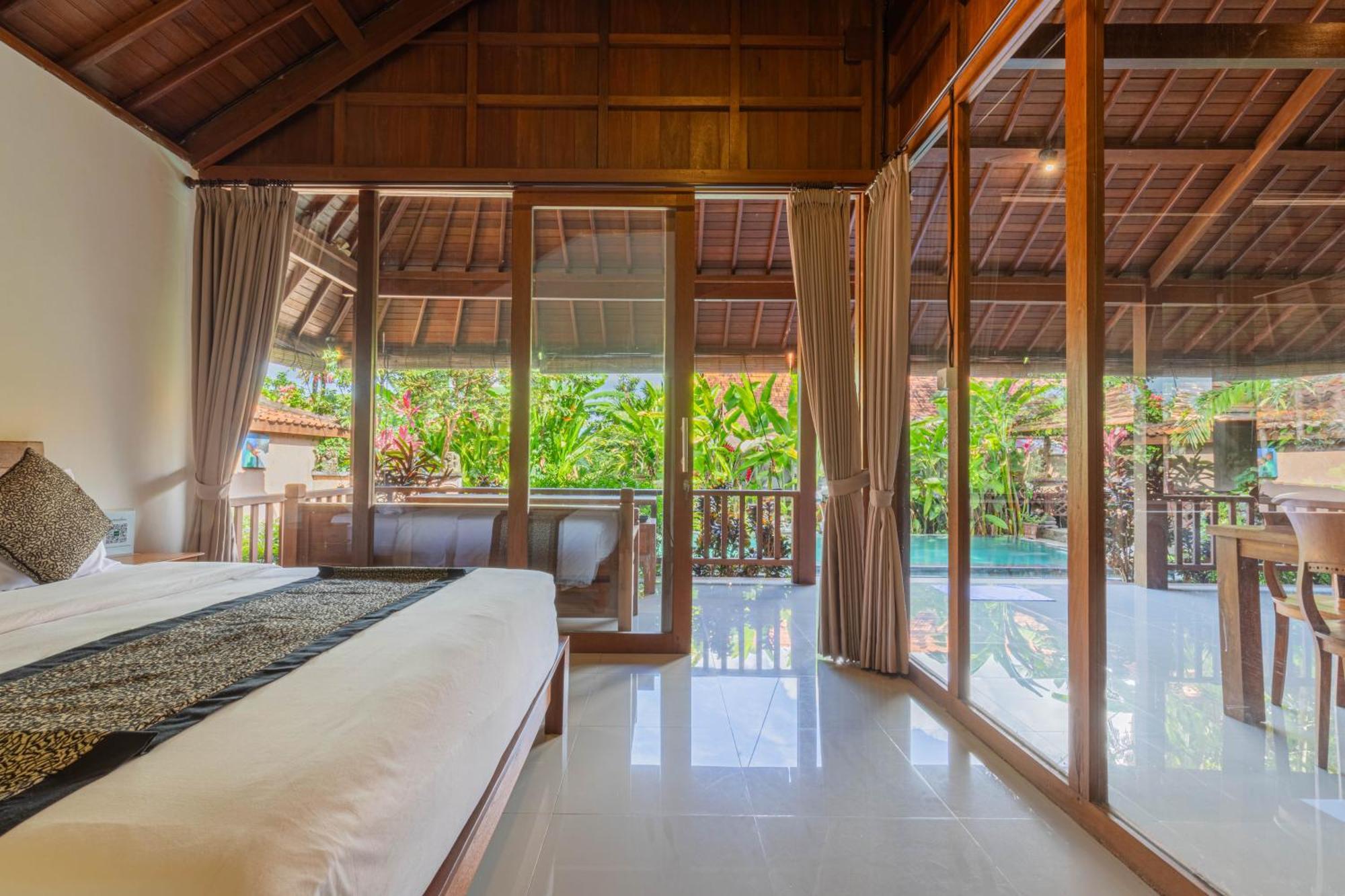 Sari Bamboo Bungalows Ubud Rom bilde