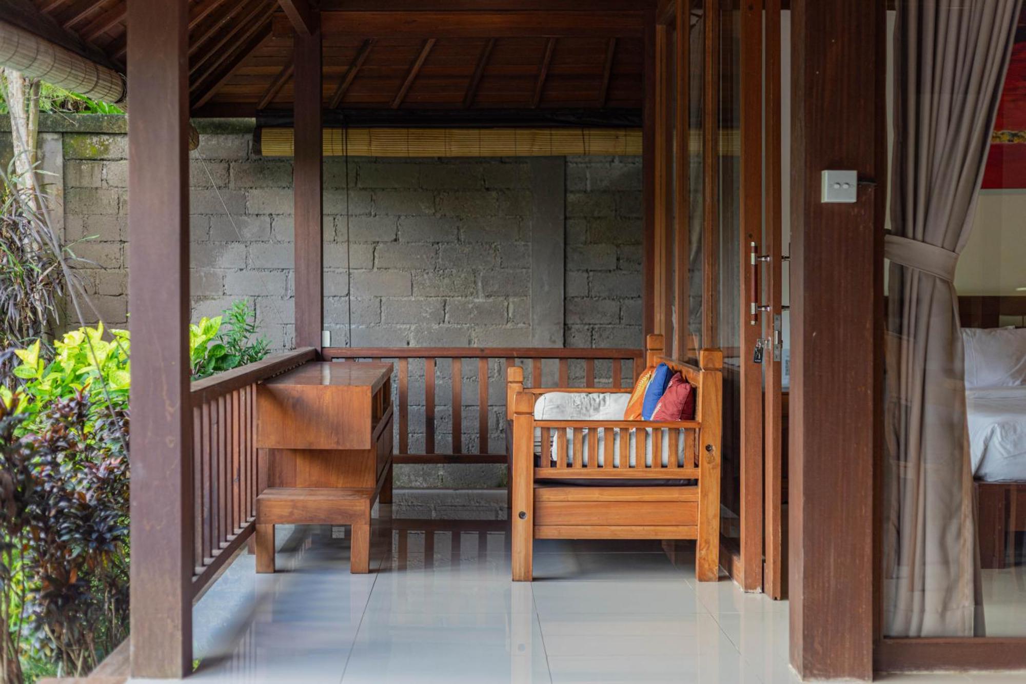 Sari Bamboo Bungalows Ubud Rom bilde