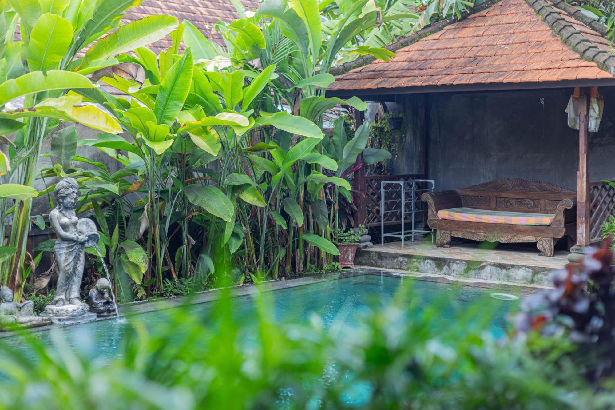 Sari Bamboo Bungalows Ubud Rom bilde